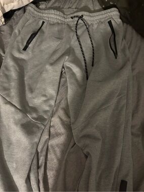 Athletic Works Gray Performance Dri-More Jogger Pants